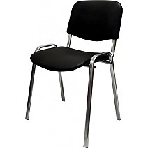 Стул Ичэйр Рио(ИЗО) РС 10 искожа черная гладкая 201, каркас