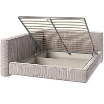 Кровать двуспалльная Brioche Basic угловая левая с подъемным механизмом 180х200