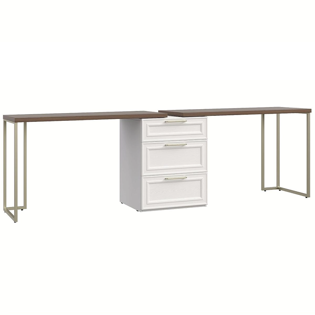 Комод Montreal белый с двумя столами