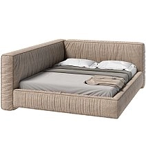 Кровать двуспальная Brioche Basic угловая левая с подъемным механизмом 160х200