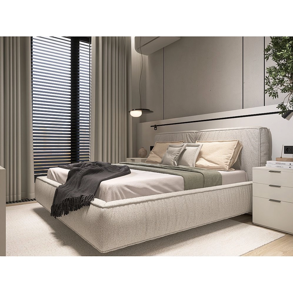 Кровать двуспальная Brioche Premier+ прямая с подъемным механизмом 180x200