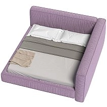 Кровать двуспальная Brioche Premier угловая правая с подъемным механизмом 180х200