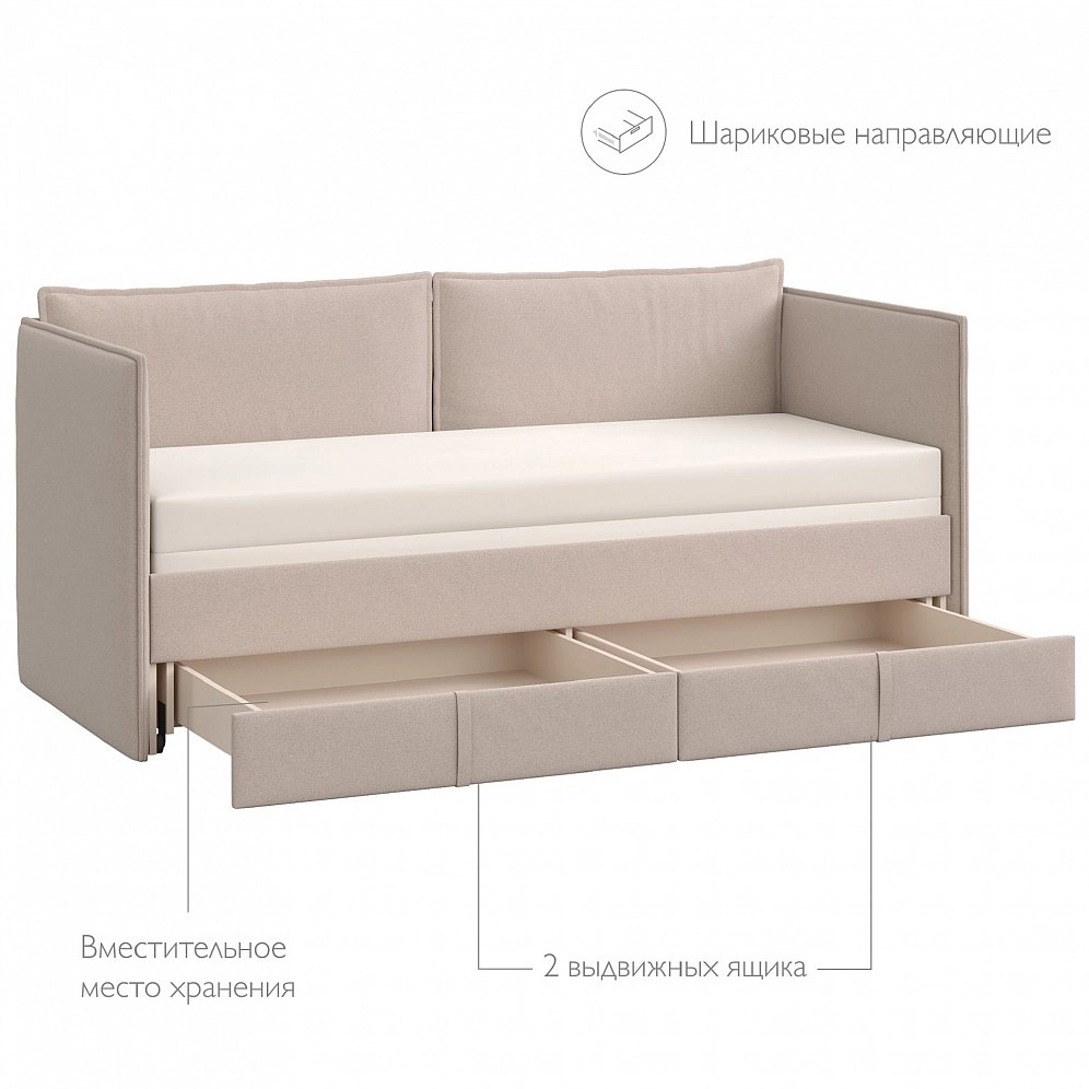 Кровать-диван раскладной 90/180х200 Sona