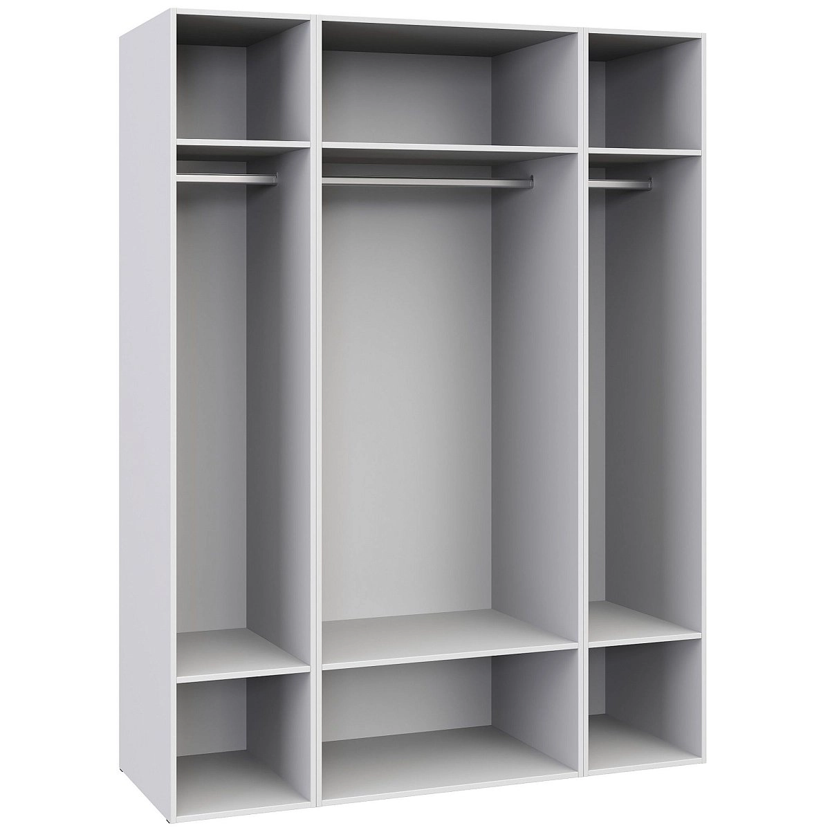 Шкаф четырехстворчатый Soho белая с зеркалами