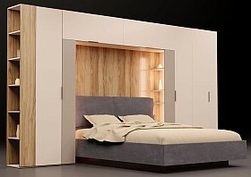Секция для кровати Soho беж 160