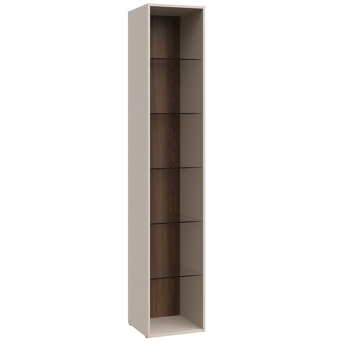 Шкаф-витрина одностворчатый Montreal беж