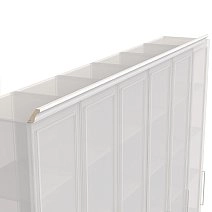 Элемент карниза Монреаль белый