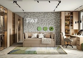 Кровать-диван раскладной 90/180х200 Sona