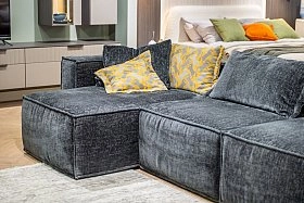 Диван Бриошь компактный угловой пр\лев Премьер без подушек