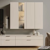 Тумба навесная под телевизор Soho беж