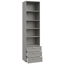 Шкаф одностворчатый Montreal серый