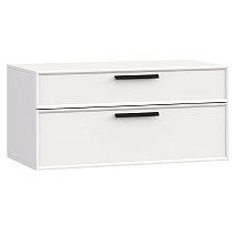 Тумба навесная под телевизор Rimini белая