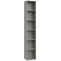 Стеллаж прямой Монреаль серый торцевой