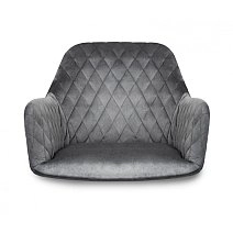 Стул полубарный Sheffilton SHT-ST38/S148-1 угольно-серый/черный