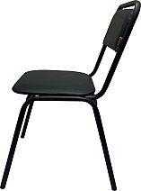 Стул КО_Echair РС42 каркас черный, к/з черный 201