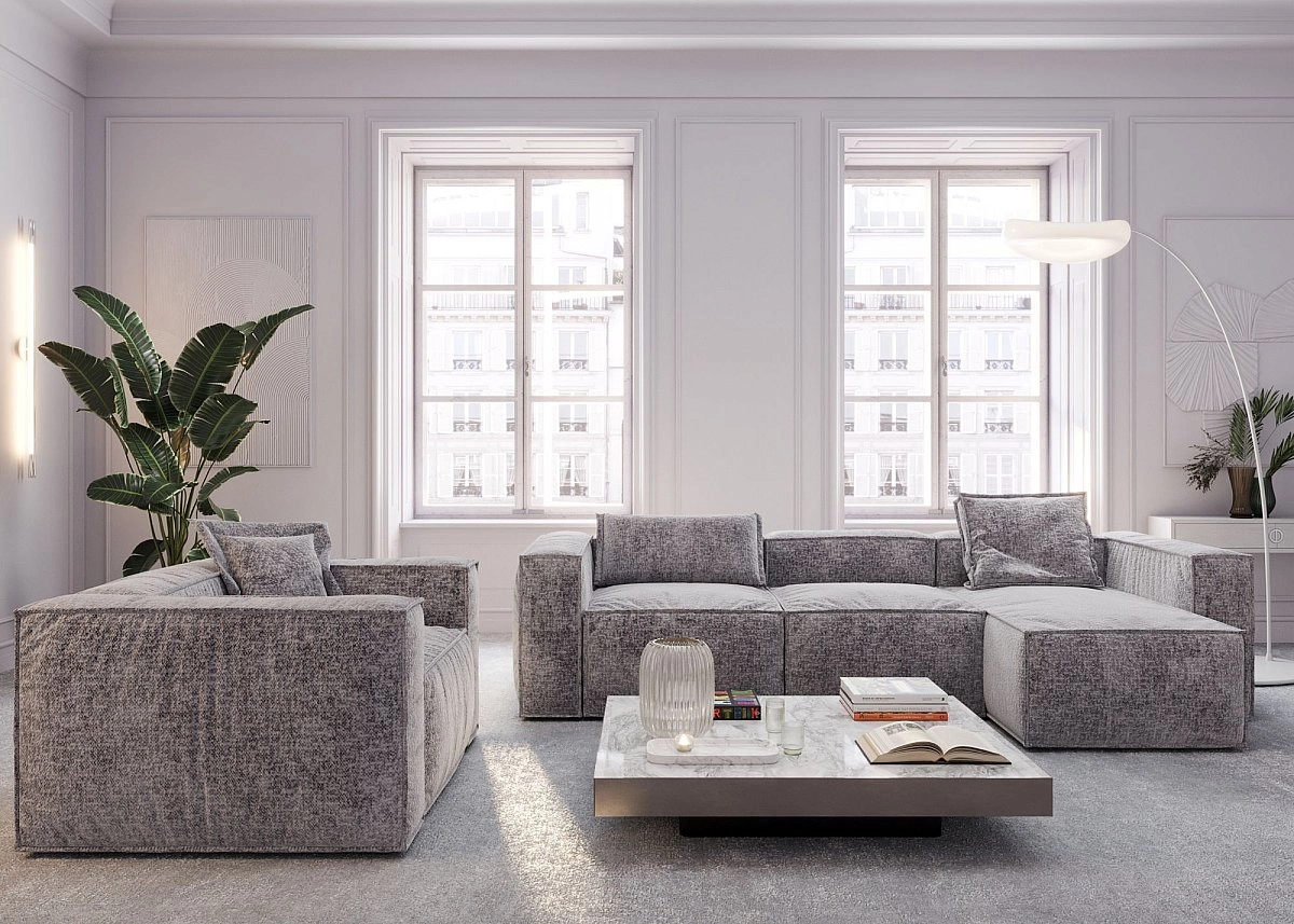 Диван Brioche Memori Premier+ П-образный без подушек