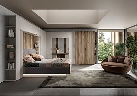 Секция для кровати Soho беж 160