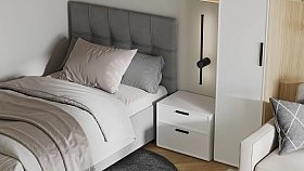 Тумба прикроватная Rimini белая