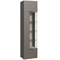 Шкаф-витрина одностворчатый Soho графит