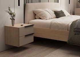 Кровать двуспальная 160х200 Алтея тауп