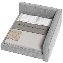 Кровать двуспальная Brioche FIRST угловая правая с подъемным механизмом 160х200