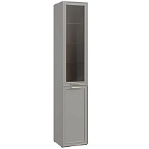 Шкаф-витрина одностворчатый Монреаль серый
