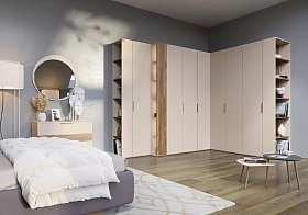 Шкаф двухстворчатый Soho беж