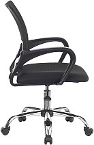 Кресло VB_Бюрократ CH-695NLT/SL ткань черн TW-11/сетка черн TW-0