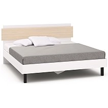 Кровать двуспальная Chelsea,Rimini белая 180х200