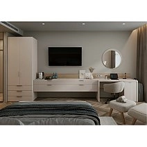 Тумба навесная под телевизор Soho беж