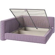 Кровать двуспальная Brioche Premier угловая левая с подъемным механизмом 180х200