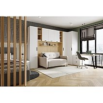 Секция для кровати Rimini белая 180, кровати-дивана