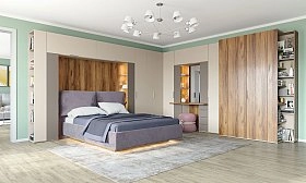 Секция для кровати Soho беж 180, кровати-дивана