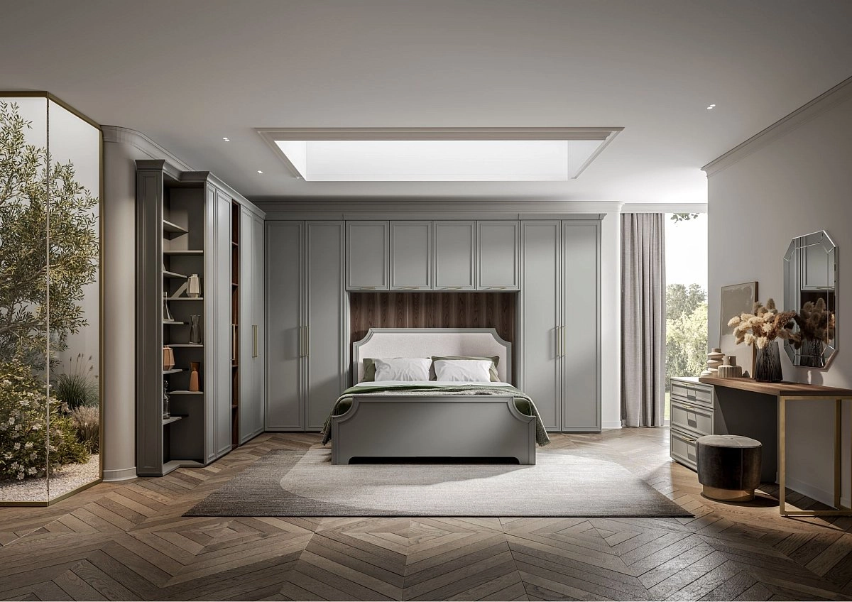 Зеркало навесное Montreal серый