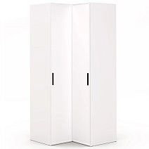 Шкаф угловой Римини белая