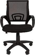 Кресло VT_CH696 ткань черная, сетка черная DW62