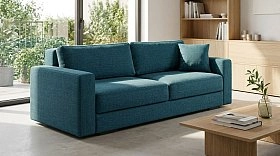 Диван Перо Базис 2-х местный в ткани Нептун 35