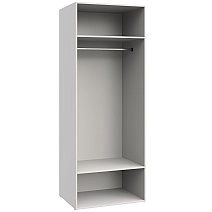 Шкаф двухстворчатый Монреаль белый с зеркалами