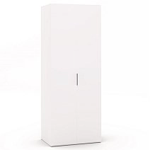 Шкаф двухстворчатый Сохо белая