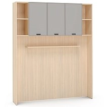 Секция для кровати Rimini серая 160