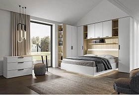 Шкаф двухстворчатый Rimini белая