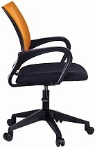 Кресло VB_Echair-396 (LT) сетка/ткань оранжевый пластик