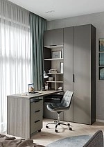 Шкаф одностворчатый Soho графит