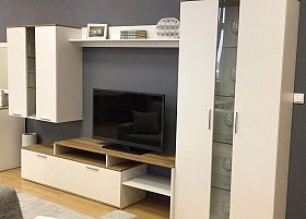 Секция со стеклом 2дв. (матов.)