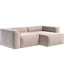 Диван Brioche компактный угловой пр\лев Optimum без подушек