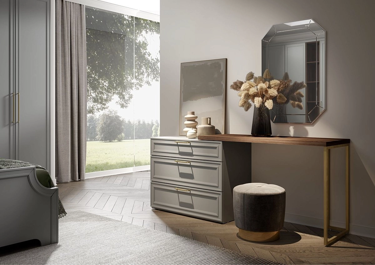 Зеркало навесное Montreal серый