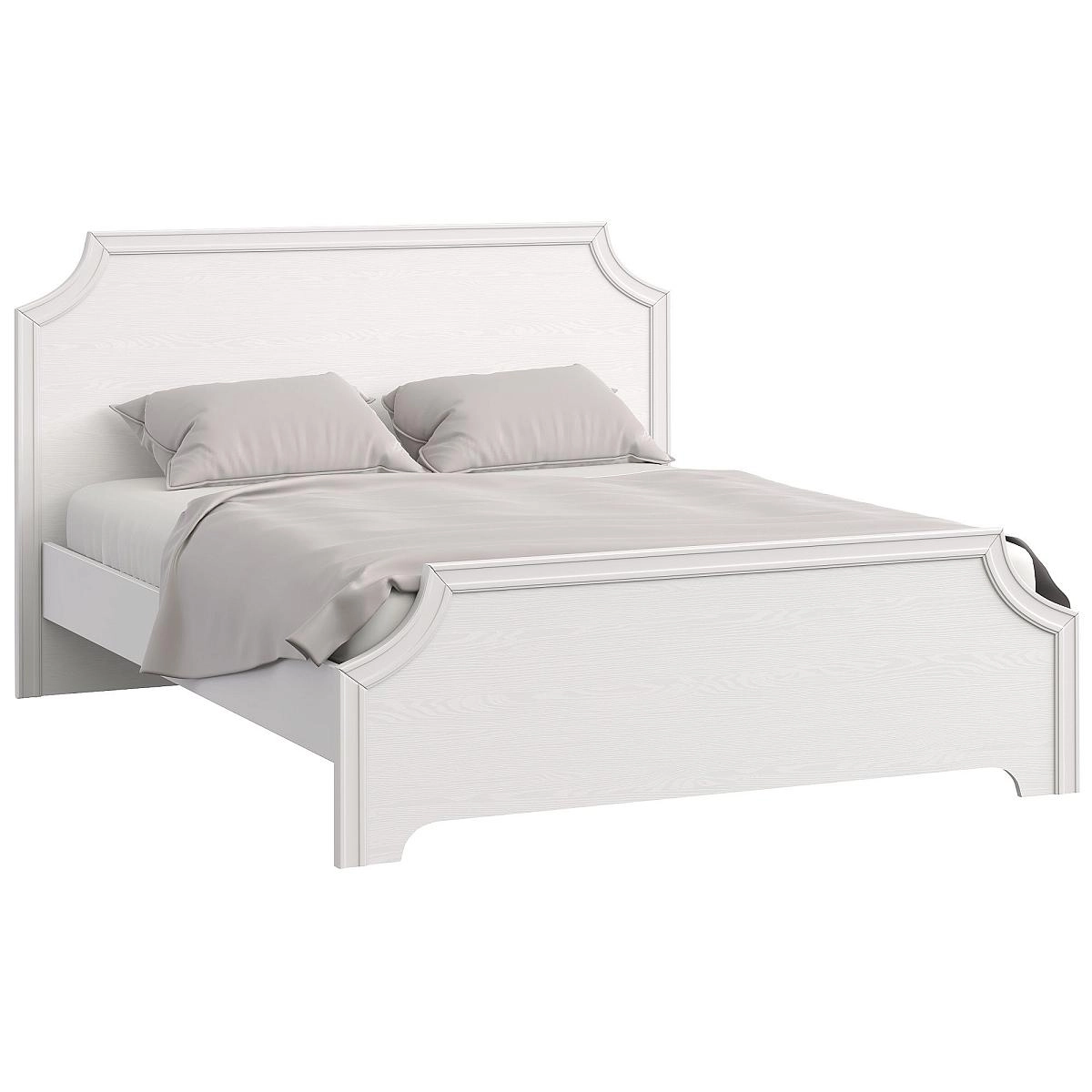 Кровать двуспальная 160х200 Монреаль белый