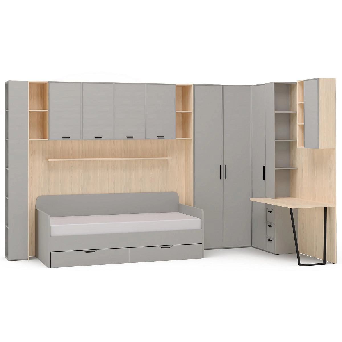 Комплект для молодежной Rimini серая №11