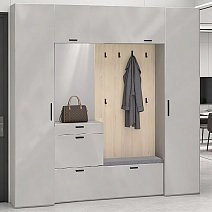 Комплект для прихожей Chelsea серая №25