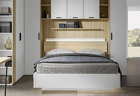 Шкаф двухстворчатый Rimini белая